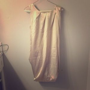 Axara silk toga style dress